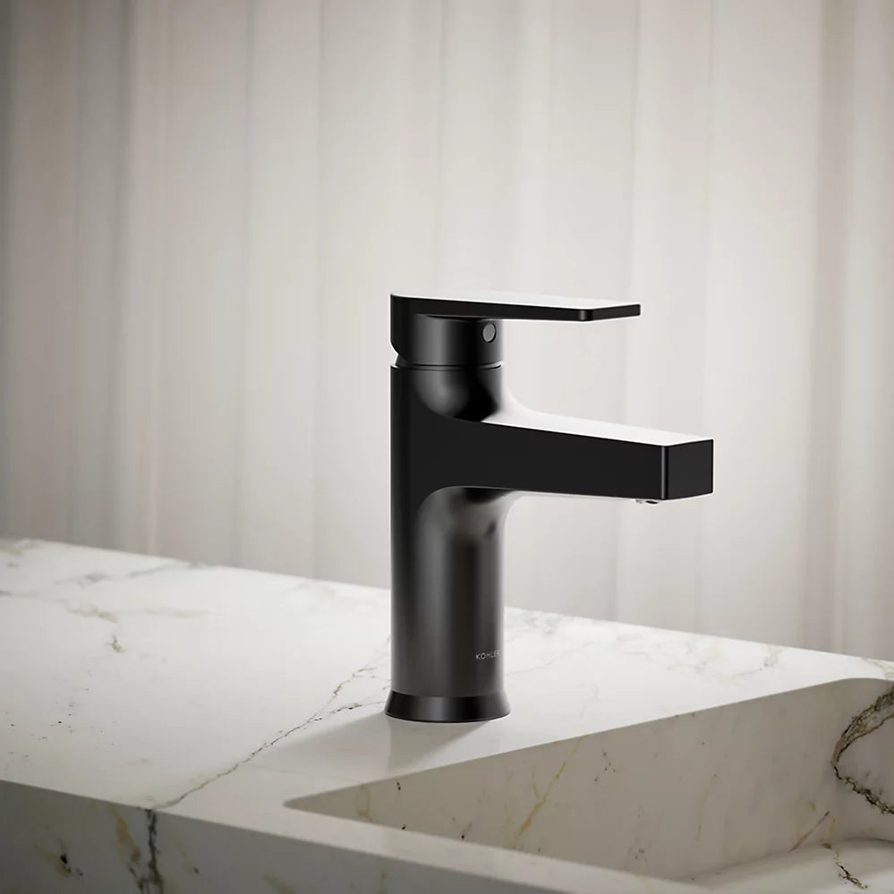Kohler Taut Single-handle bathroom sink faucet, 1.2 gpm K-74013-4-BL - Plumbing Market