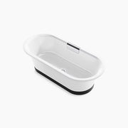 Kohler Volute 63" x 28-3/8" freestanding bath with base K-29326-0B7-0 - Plumbing Market