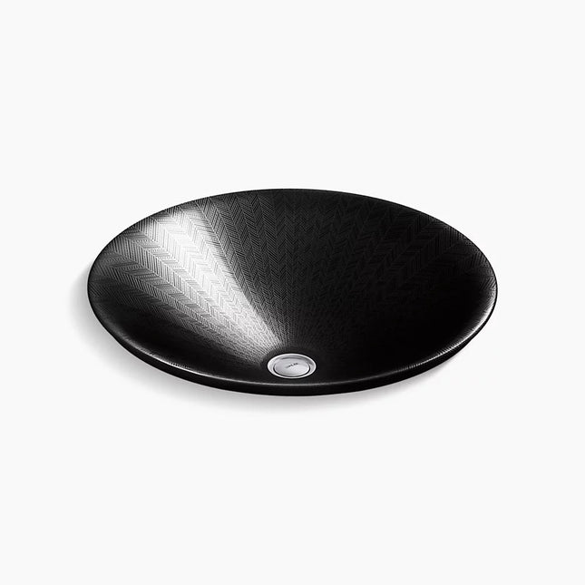 Kohler Herringbone Round Lavatory 75748-HD2-7 - Plumbing Market