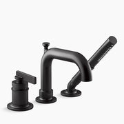 Kohler Castia 1H Bathroom Bath Filler W/Handshower 35913-4-BL - Plumbing Market