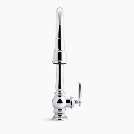 Kohler Artifacts Touchless pull-down kitchen sink faucet with three-function sprayhead K-29709-CP - Plumbing Market