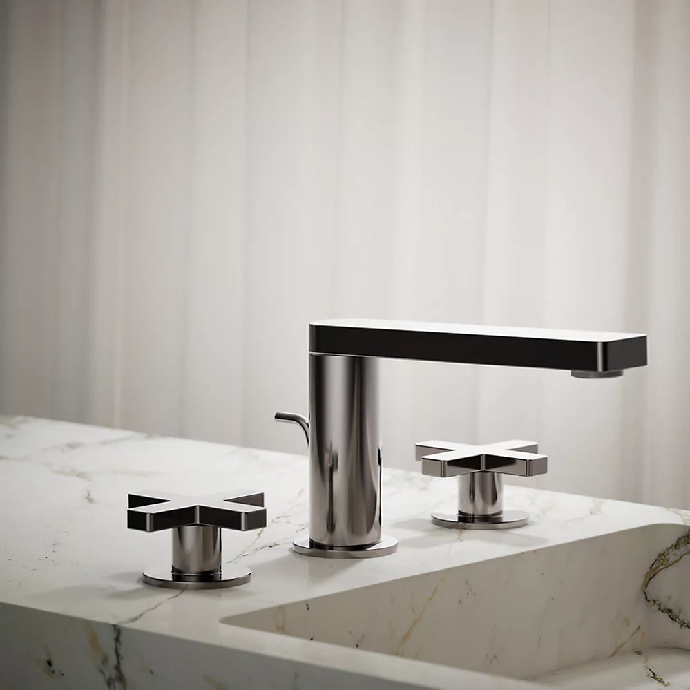 Kohler Composed Widespread bathroom sink faucet with Cross handles, 1.2 gpm K-73060-3-TT - Plumbing Market
