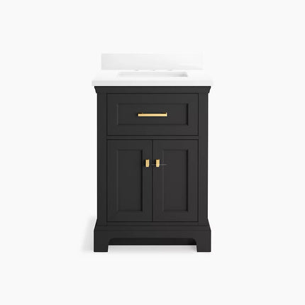 Kohler Charlemont 24" bathroom vanity cabinet with sink and quartz top K-29259-BD1-DWG - Plumbing Market