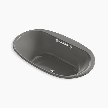 Kohler Underscore 71-1/2" x 41-1/2" drop-in Heated BubbleMassage air bath with Bask heated surface K-5718-GHW-58 - Plumbing Market