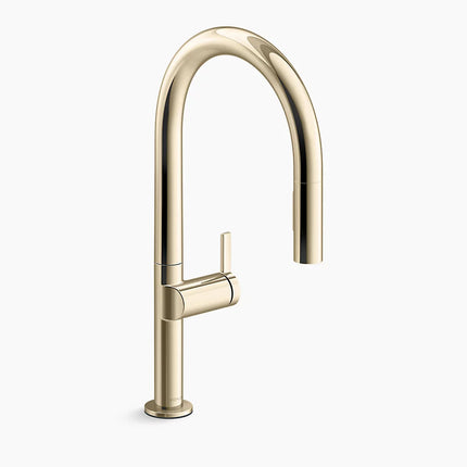 Kohler Components Pull-down kitchen sink faucet with two-function sprayhead K-28268-AF - Plumbing Market