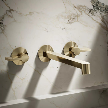 Kohler Components Wall-mount bathroom sink faucet spout with Row design, 1.2 gpm K-T23889-AF - Plumbing Market