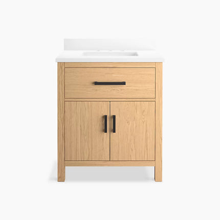 Kohler Kresla 30" bathroom vanity cabinet with sink and quartz top K-40638-BD1-WEK - Plumbing Market