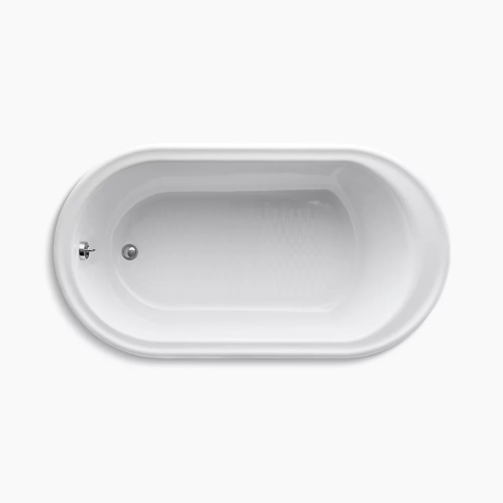Kohler Iron Works Historic 66" x 36" freestanding bath K-710-W-0 - Plumbing Market