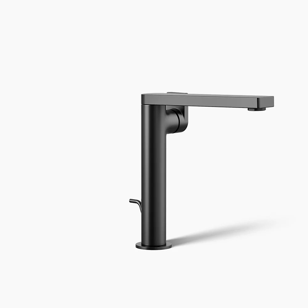 Kohler Composed Tall single-handle bathroom sink faucet with Lever handle, 1.2 gpm K-73168-4-BL - Plumbing Market