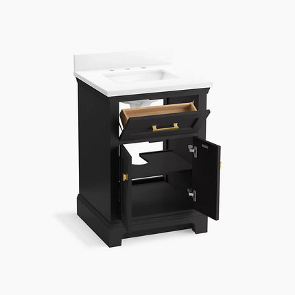 Kohler Charlemont 24" bathroom vanity cabinet with sink and quartz top K-29259-BD1-DWG - Plumbing Market