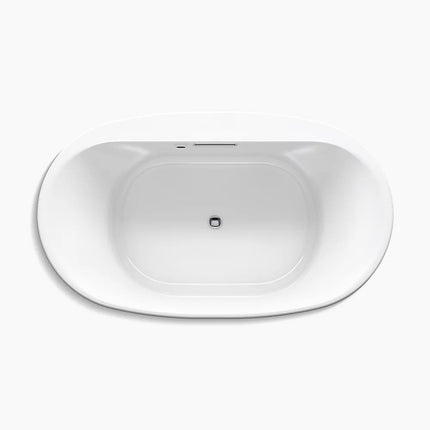 Kohler Underscore 71-1/2" x 41-1/2" drop-in bath with Bask heated surface K-5717-W1-7 - Plumbing Market