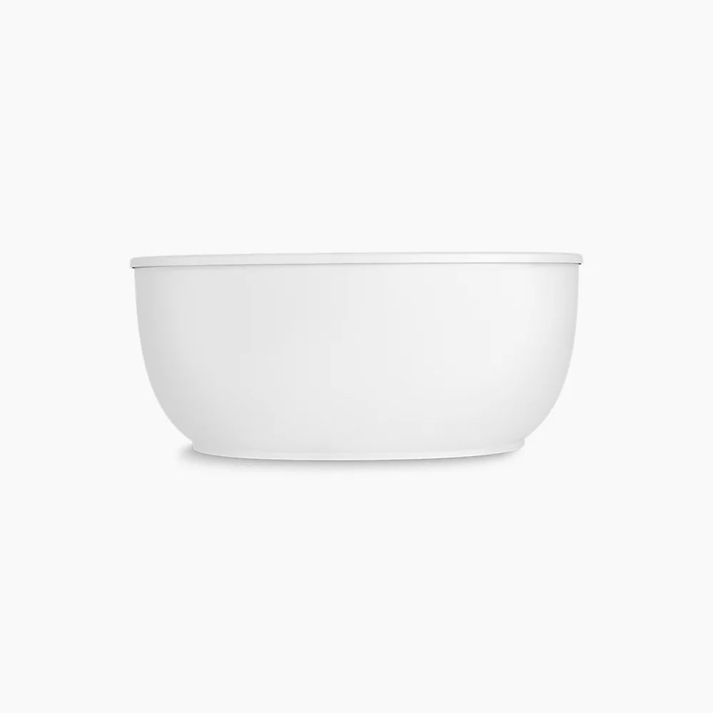 Kohler Sunstruck 60-1/2" x 34-1/2" freestanding Heated BubbleMassage air bath with fluted shroud K-24009-GH-0 - Plumbing Market
