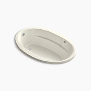 Kohler Sunward 66" x 42" drop-in Heated BubbleMassage air bath with Bask heated surface K-6347-GHW-96 - Plumbing Market