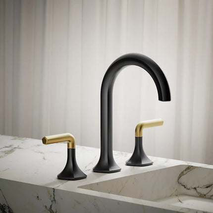 Kohler Occasion Lever bathroom sink faucet handles K-27010-4-BMB - Plumbing Market