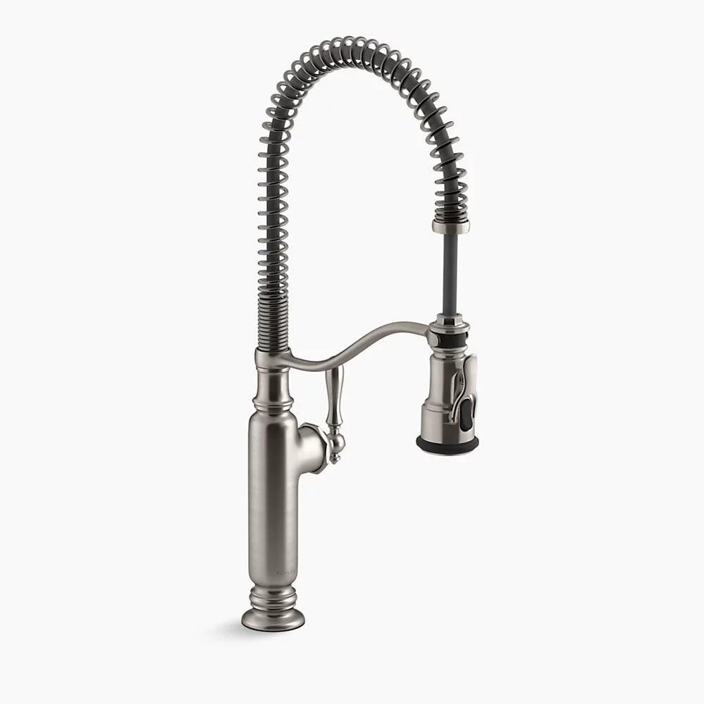 Kohler Tournant Semi-professional kitchen sink faucet with three-function sprayhead K-77515-VS - Plumbing Market