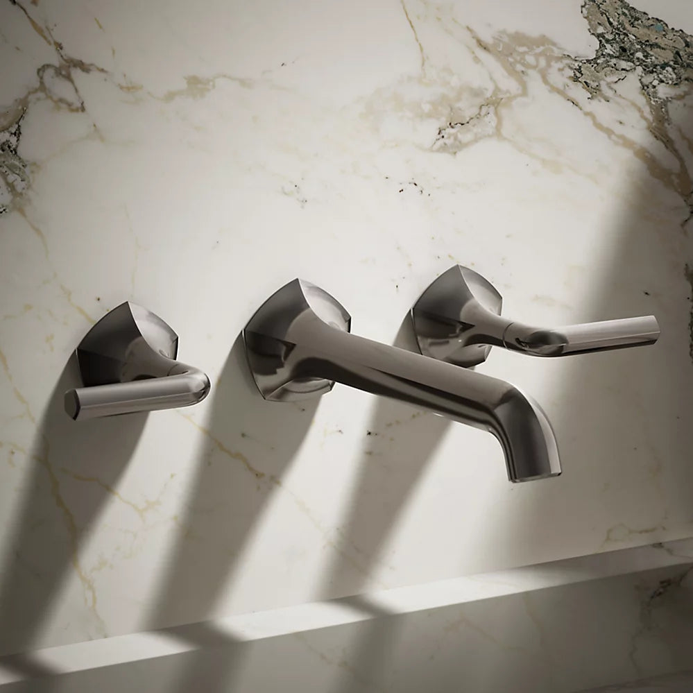 Kohler Occasion Wall-mount bathroom sink faucet Lever handle trim, 1.2 gpm K-T27013-4-TT - Plumbing Market