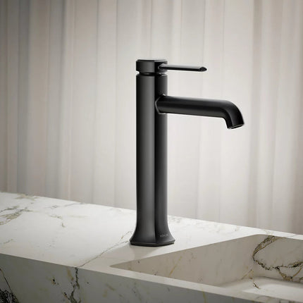 Kohler Occasion Tall single-handle bathroom sink faucet, 0.5 gpm K-27003-4N-BL - Plumbing Market