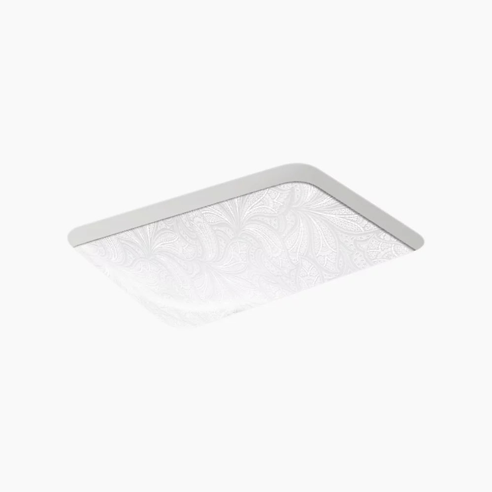 Kohler Paisley Rect Undercounter Lavatory 29471-FP1-0 - Plumbing Market