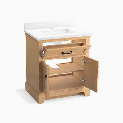 Kohler Charlemont 30" bathroom vanity cabinet with sink and quartz top K-29260-BD1-WEK - Plumbing Market