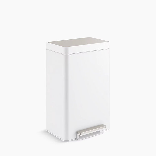 Kohler Dual-compartment step trash can K-20956-STW - Plumbing Market
