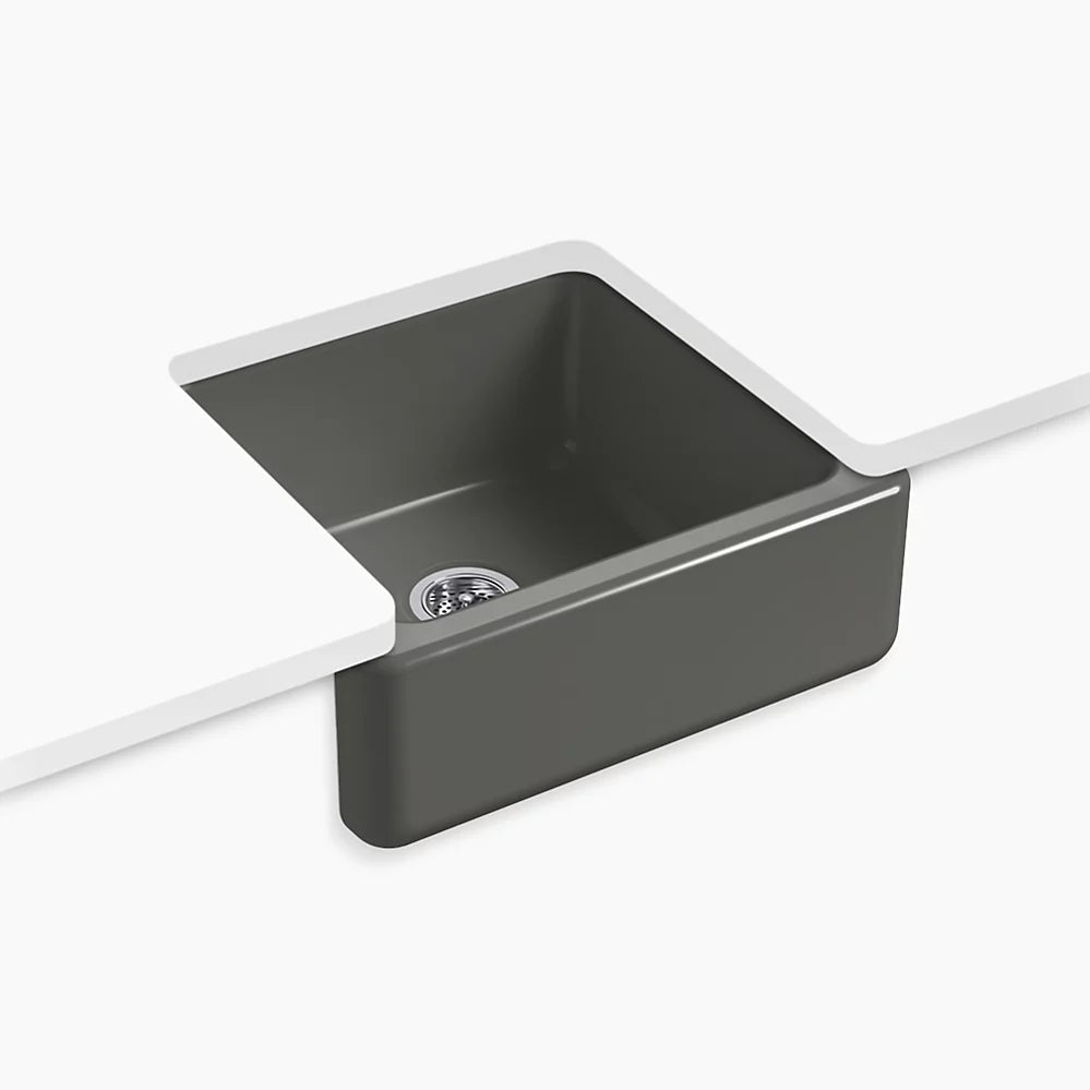 Kohler Whitehaven 23-1/2" undermount single-bowl farmhouse kitchen sink K-5665-58 - Plumbing Market