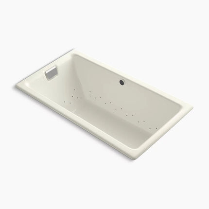 Kohler Tea-for-Two 66" x 36" drop-in Heated BubbleMassage air bath K-856-GHBN-96 - Plumbing Market