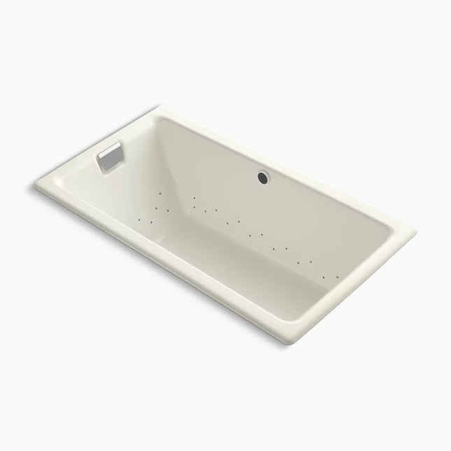 Kohler Tea-for-Two 66" x 36" drop-in Heated BubbleMassage air bath K-856-GHBN-96 - Plumbing Market