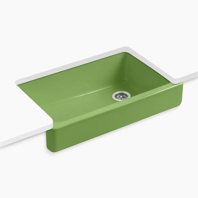 Kohler Whitehaven 35-1/2" undermount single-bowl farmhouse kitchen sink K-6488-34 - Plumbing Market