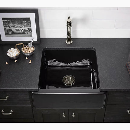 Kohler Whitehaven 23-1/2" undermount single-bowl farmhouse kitchen sink K-5665-34 - Plumbing Market