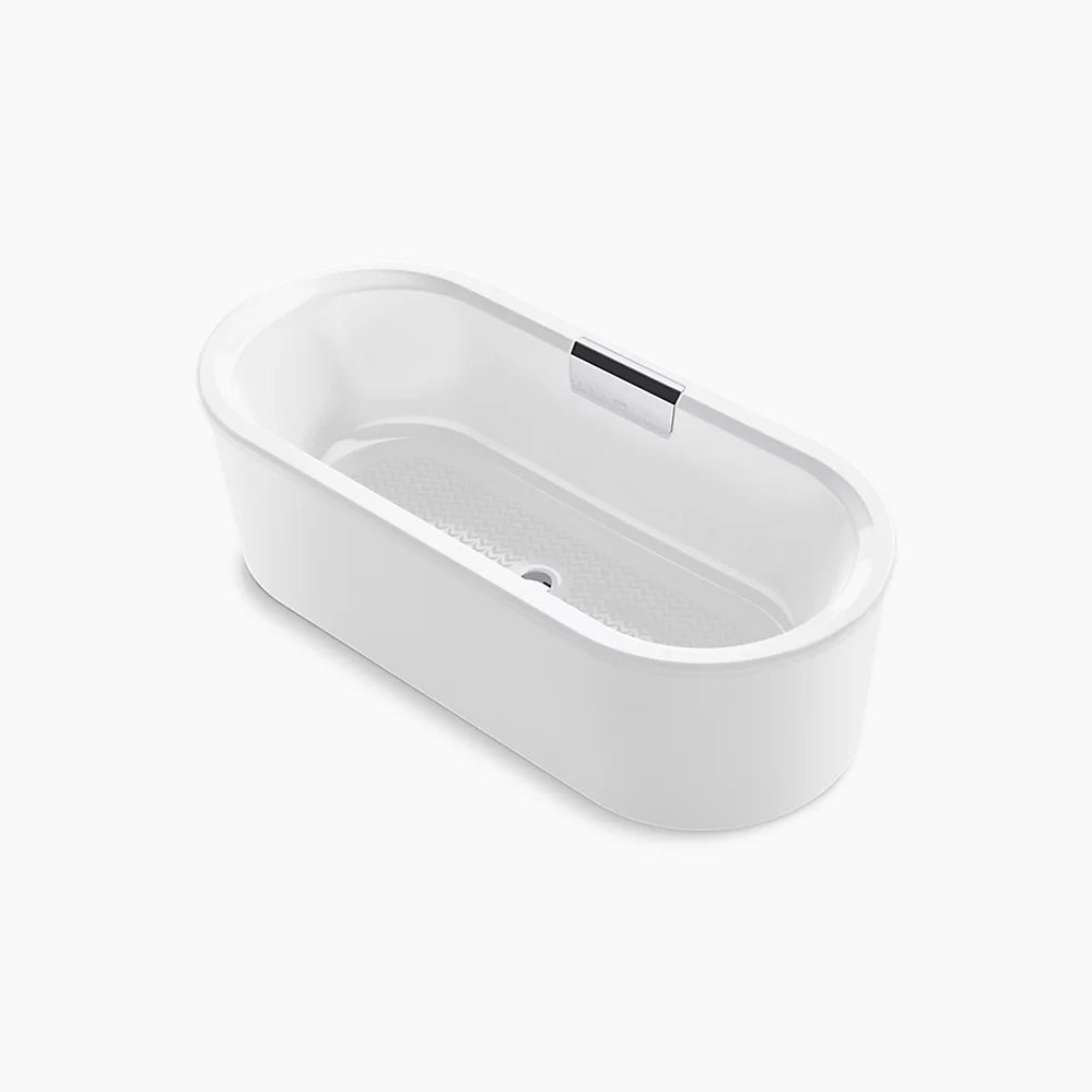 Kohler Volute 63" x 28-3/8" freestanding bath with shroud K-29325-0-0 - Plumbing Market