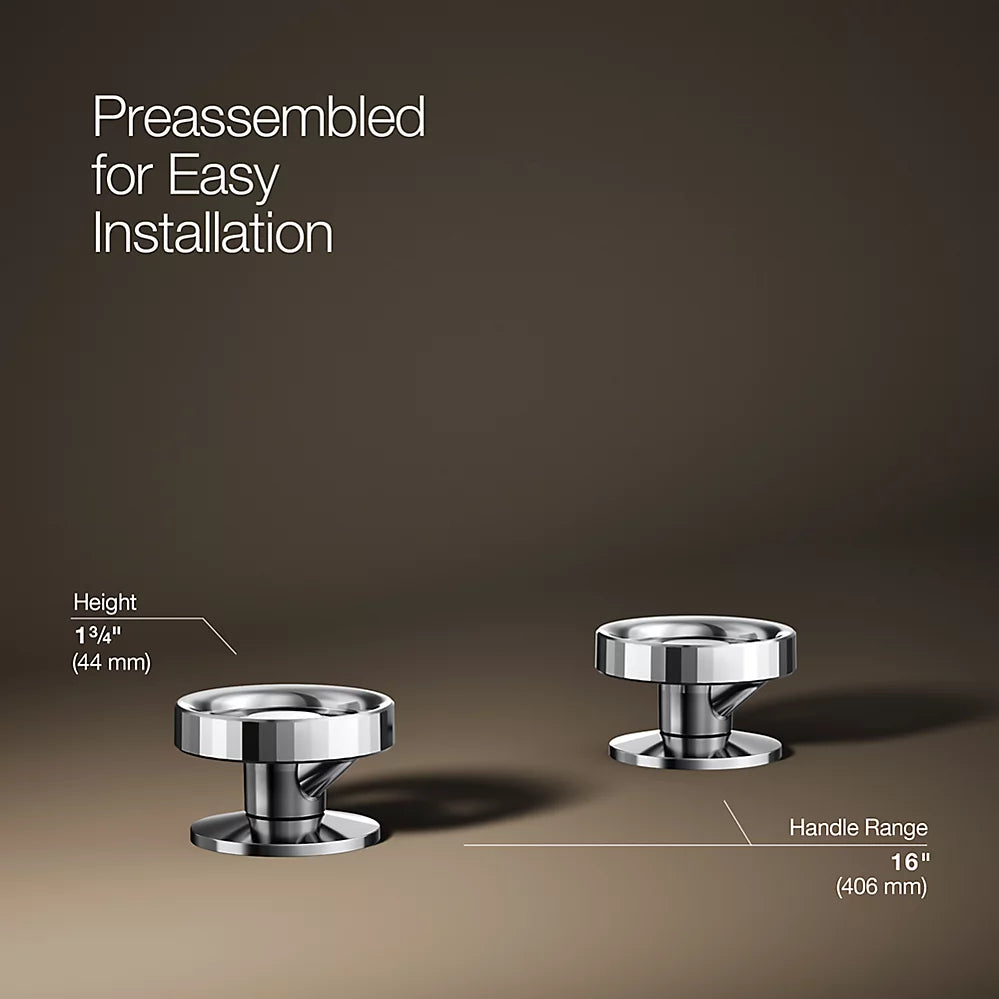 Kohler Components Industrial bathroom sink faucet handles K-77974-9-CP - Plumbing Market