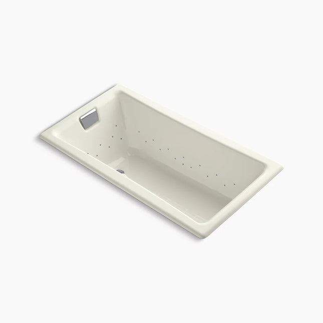 Kohler Tea-for-Two 60" x 32" drop-in Heated BubbleMassage air bath K-852-GHCP-96 - Plumbing Market