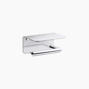 Kohler Kumin Covered horizontal toilet paper holder K-29221-CP - Plumbing Market