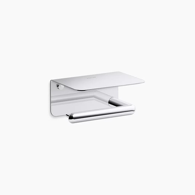 Kohler Kumin Covered horizontal toilet paper holder K-29221-CP - Plumbing Market