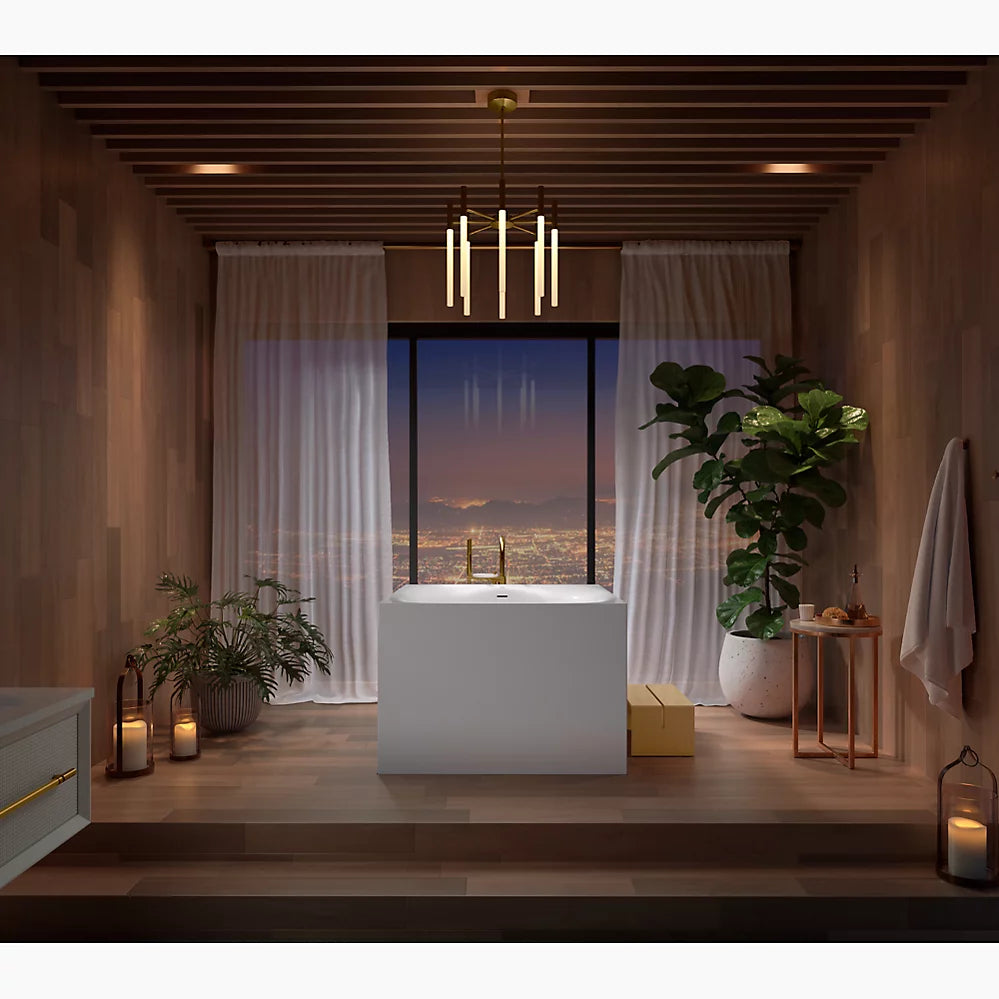 Kohler Stillness Soak 46" x 46" freestanding bath K-31404-HW1 - Plumbing Market
