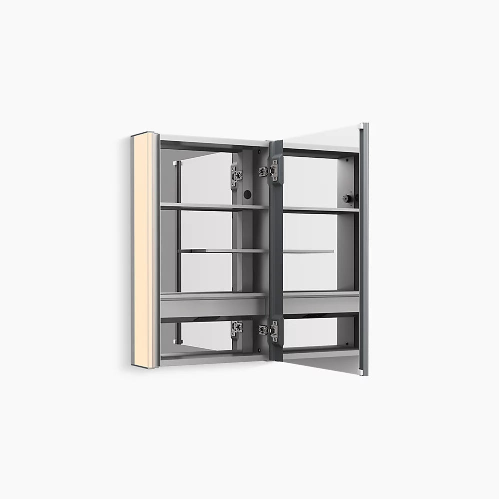 Kohler Maxstow 17" x 24" lighted medicine cabinet K-81144-SLE-DA1 - Plumbing Market