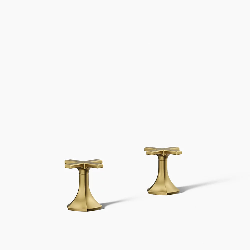 Kohler Occasion Cross bathroom sink faucet handles K-27010-3-2MB - Plumbing Market