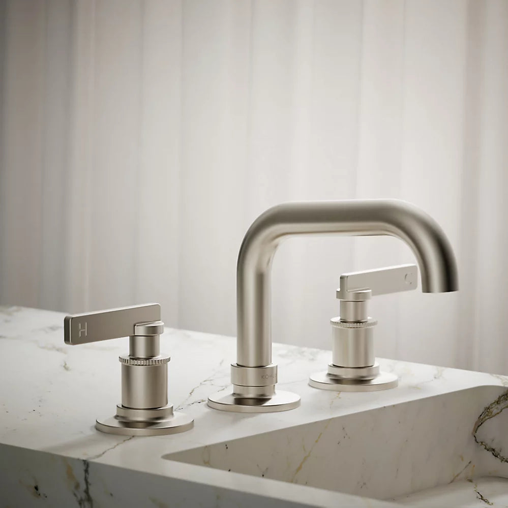 Kohler Castia by Studio McGee Widespread bathroom sink faucet, 0.5 gpm K-35908-4N-BN - Plumbing Market