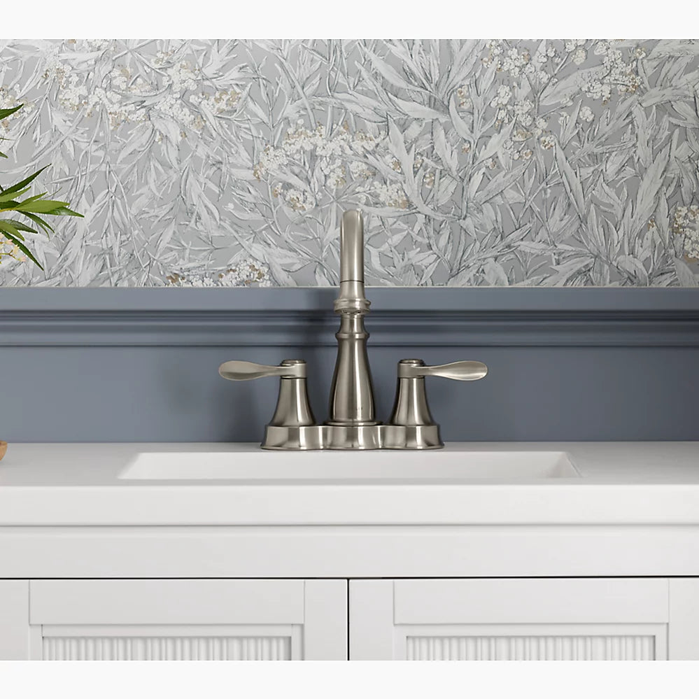 Kohler Bellera Centerset bathroom sink faucet, 1.2 gpm K-27378-4-CP - Plumbing Market