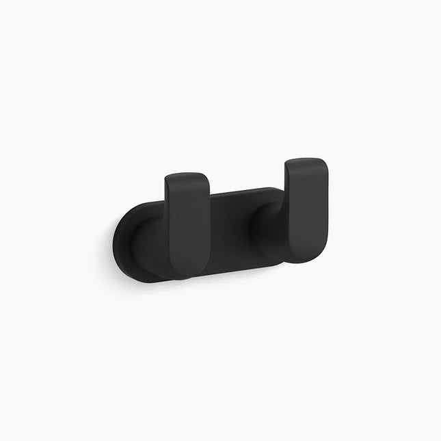 Kohler Avid Double robe hook K-97500-BL - Plumbing Market
