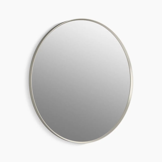Kohler Essential 36" round framed mirror K-31369-BNL - Plumbing Market