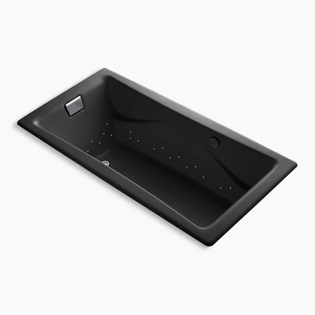 Kohler Tea-for-Two 71-3/4" x 36" drop-in Heated BubbleMassage air bath K-865-GHCP-7 - Plumbing Market