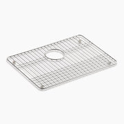 Kohler Iron/Tones Stainless steel sink rack, 19-1/2" x 14" for Iron/Tones kitchen sinks K-3192-ST - Plumbing Market