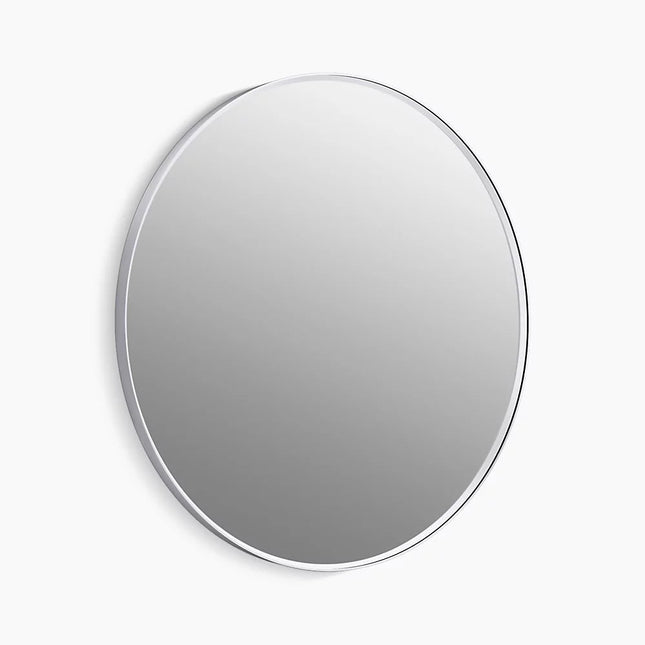 Kohler Essential 36" round framed mirror K-31369-CPL - Plumbing Market