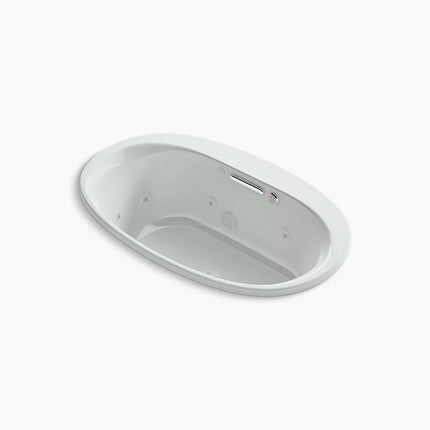 Kohler Underscore 59-3/4" x 35-3/4" drop-in Heated BubbleMassage air bath with whirlpool K-5714-XHGH-95 - Plumbing Market