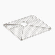 Kohler Vault Strive Stainless steel sink rack, 19-3/16" x 16-11/16" for 36" offset apron-front sink K-6476-ST - Plumbing Market