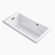 Kohler Tea-for-Two 71-3/4" x 36" drop-in Heated BubbleMassage air bath K-865-GHBN-0 - Plumbing Market