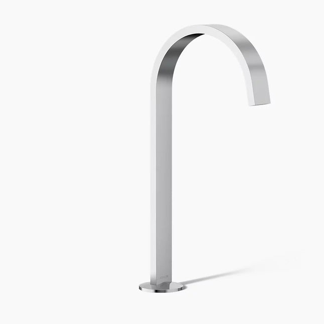 Kohler Components Bathroom sink faucet spout with Ribbon design, 1.2 gpm K-77966-CP - Plumbing Market