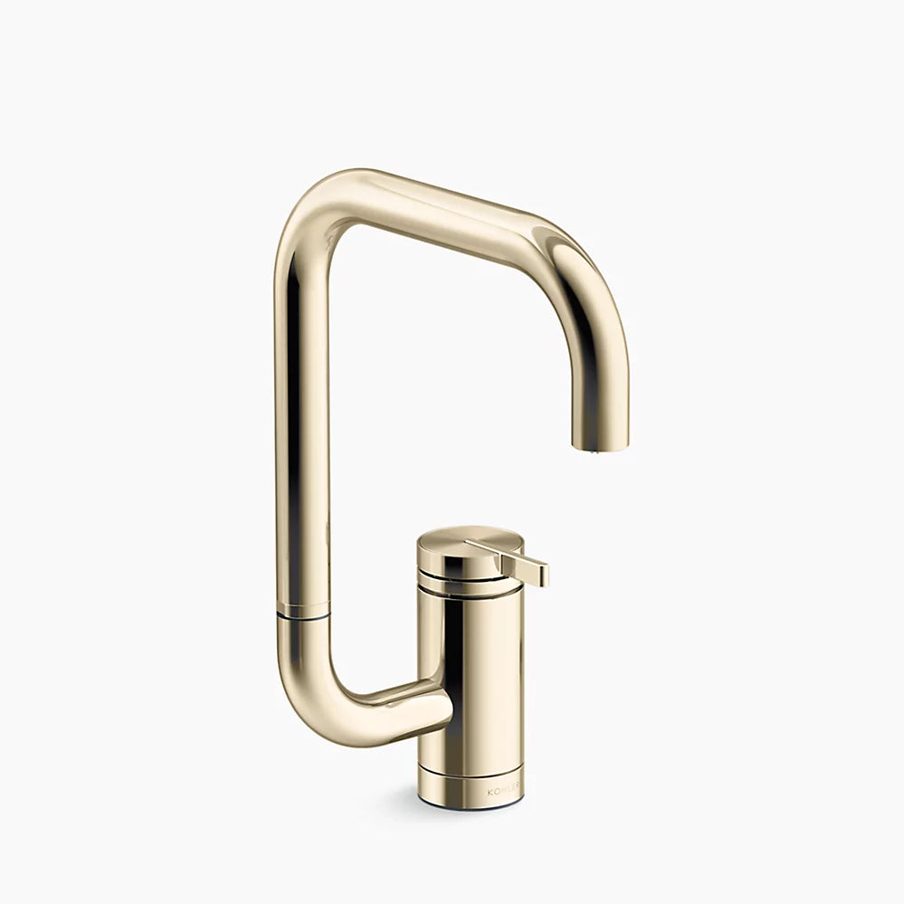 Kohler Components Single-handle bar sink faucet with two-function extended-reach spout K-28290-AF - Plumbing Market
