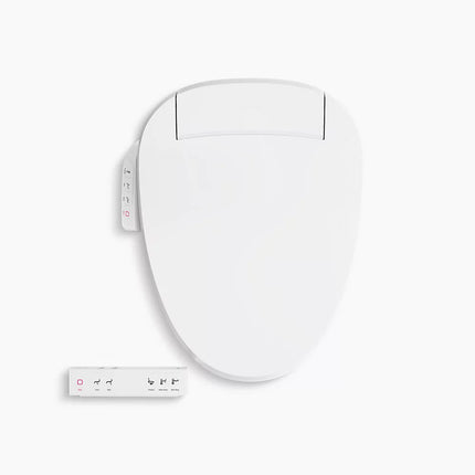 Kohler PureWash E700 Elongated bidet toilet seat with remote control K-27142-CR-96 - Plumbing Market